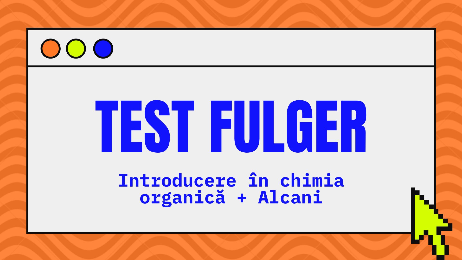 TEST FULGER CHIMIE ORGANICĂ: Introducere în chimia organică și Alcani – ce punctaj obții?